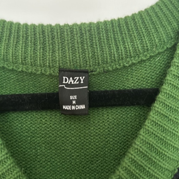 green black white and brown sweater! cute for fall or christmas! - Picture 3 of 3